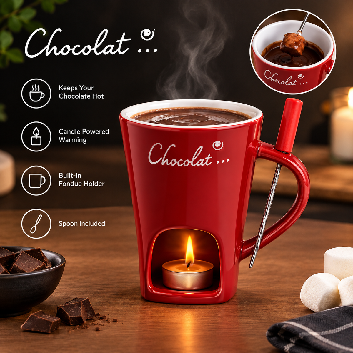 Duve Fondue Cup
